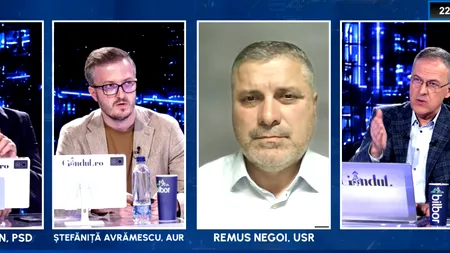 Scandal în platoul emisiunii „Subiectul Zilei”. Valeriu Șuhan de la PSD și senator USR Remus Negoi s-au certat pe programul SAFE