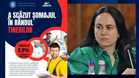 SCĂDERE semnificativă a șomajului în rândul tinerilor / Simona Bucura Oprescu: Una dintre priorități este întărirea PIEȚEI MUNCII