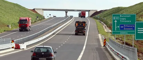 Restricții de viteză pe Autostrada Arad-Timișoara, deschisă anul trecut, după ce S-A SURPAT ASFALTUL