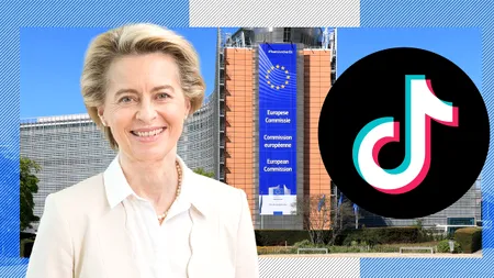 Comisia Europeană inițiază proceduri oficiale împotriva TikTok, cu privire la RISCURILE electorale, după alegerile din România. Ce amenzi riscă TikTok