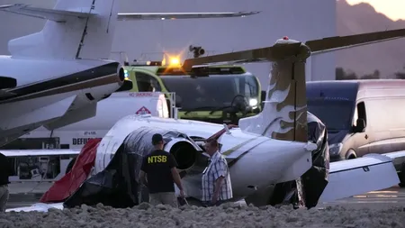 O nouă tragedie aviatică zguduie SUA. Un mort și patru răniți după ce două avioane s-au ciocnit în Arizona