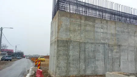 FOTO | Tronsonul 1 din drumul expres Craiova-Pitești așteaptă un alt constructor. Lucrările sunt abandonate de două luni