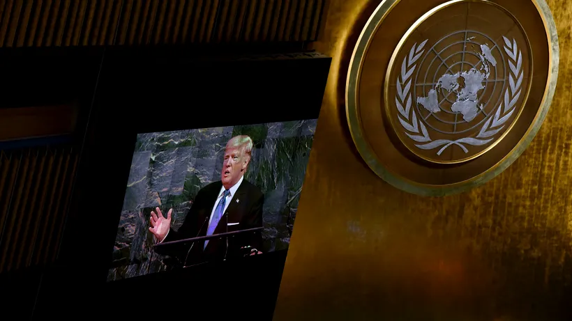 Contestat puternic în SUA, Trump s-a dus la ONU ca să se laude cu performanțele sale economice
