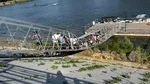 Incident grav la Călărași. O pasarelă de îmbarcare în port s-a rupt în timp ce pe ea se aflau zeci de persoane