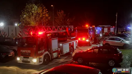 INCENDIU puternic într-un bloc din Sectorul 1 al Capitalei: „Dormeam și ne-am trezit cu casa plină de fum”