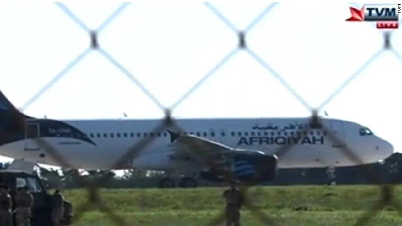 Avion deturnat în Malta. Atacatorii au eliberat toți ostaticii. UPDATE