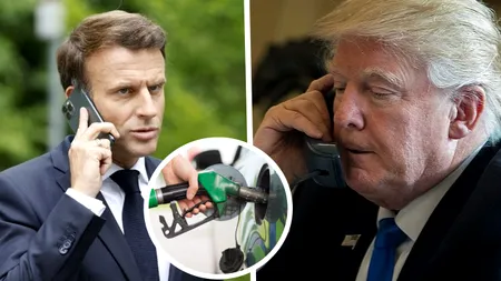 Reacția lui Macron la ultimatumul dat de Trump. SUA amenință cu blocarea exporturilor de motorină în Europa