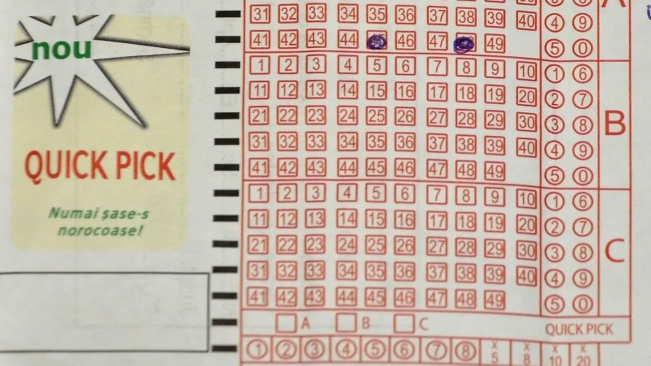 LOTO, LOTO 6 din 49. Marele câștigător la tragerea Loto 6/49 de duminică și-a ridicat premiul. Biletul norocos. FOTO