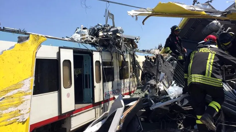 Cine este vinovatul pentru accidentul de tren din Italia