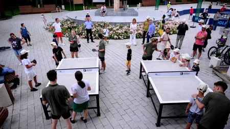 Antrenament inedit pentru „tricolorii” de la NAȚIONALA de tenis de masă