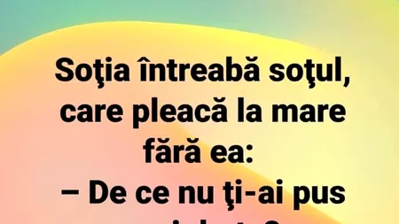 BANCUL ZILEI | „De ce nu ți-ai pus verigheta?”