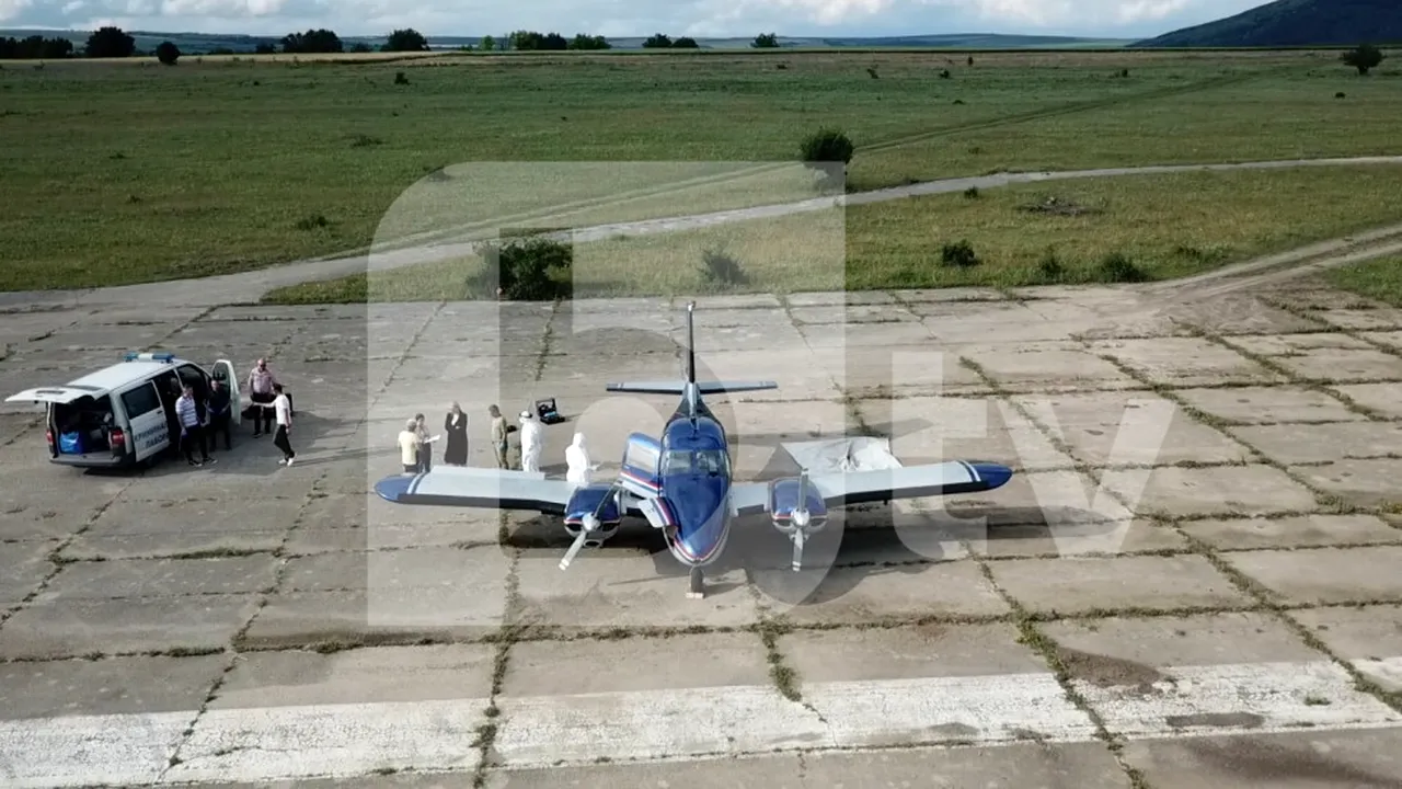 Avionul civil care a pus pe jar patru state a aterizat în Bulgaria, iar cele două persoane de la bord sunt audiate