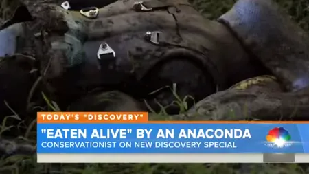 A anunțat că se va lăsa înghițit de viu de un anaconda. Ce s-a întâmplat la filmarea documentarului 