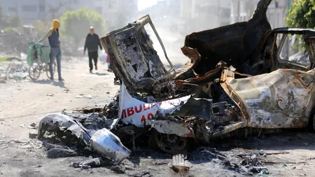 RĂZBOI Israel-Hamas, ziua 199 | Zeci de cadavre, îngropate în curtea unui spital din Fâșia Gaza/Bază militară americană, atacată cu rachete