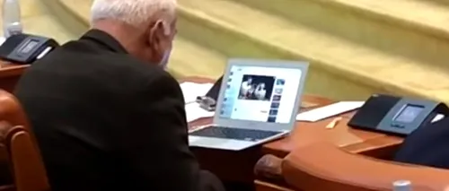 Varujan VOSGANIAN, surprins în timp ce urmărea un meci de BOX în timpul dezbaterilor pe buget

