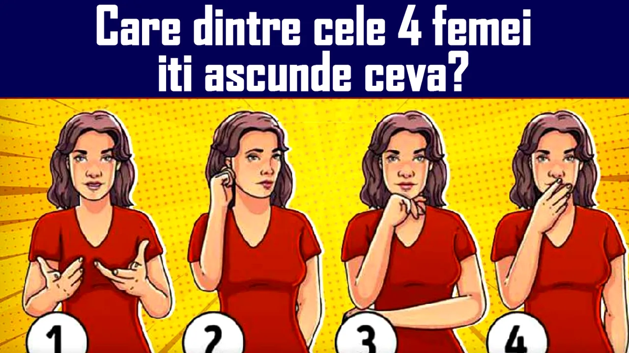 Test IQ pentru genii | Care dintre aceste 4 femei minte?