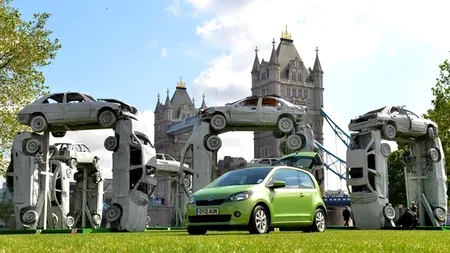 Skoda reconstruiește Stonehenge pentru promovarea lui Citigo
