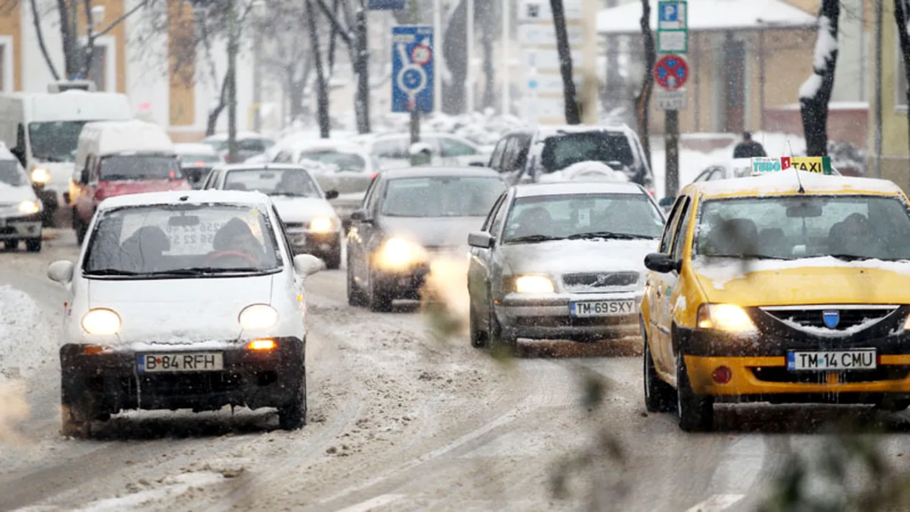 AVERTIZARE COD GALBEN de ninsori și viscol în aproape toată țara