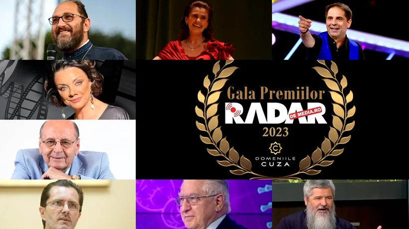 EXCLUSIV | Ceremonia de decernare a Premiilor Radar de Media 2023 are loc pe 7 noiembrie. Află primul cine sunt laureații!