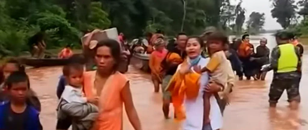 Cel puțin 19 oameni AU MURIT după prăbușirea unui BARAJ în Laos