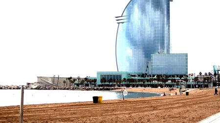 O plajă din Barcelona a fost evacuată după descoperirea unui dispozitiv exploziv. Prima ipoteză a autorităților