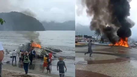 Un AVION s-a prăbușit în Brazilia. Pilotul a murit / Doi copii au supraviețuit în mod miraculos