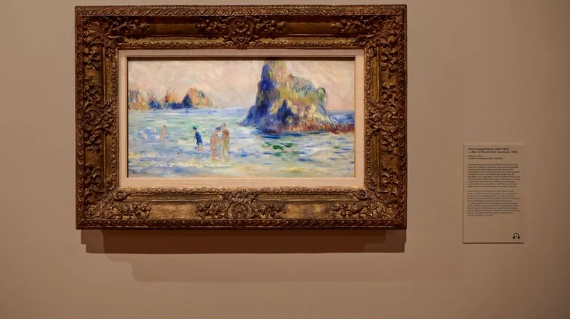 Picturi ale lui Renoir inspirate de călătoria sa în Guernsey, la Musée des Impressionismes