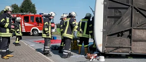Un autocar cu români s-a răsturnat în Germania. Anunțul MAE despre răniți. UPDATE