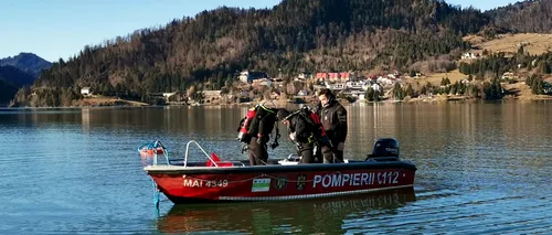 Scafandrii au găsit cadavrul tânărului dispărut în lacul Colibița. Pompierii din patru județe l-au căutat, de sâmbătă