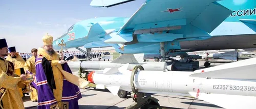 Un episcop ortodox a sfințit rachetele rusești care bombardează țintele ISIS din Siria
