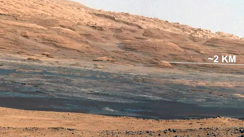 Curiosity a împușcat prima rocă de pe Marte