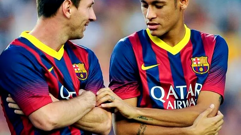 Messi îi urează însănătoșire grabnică lui Neymar