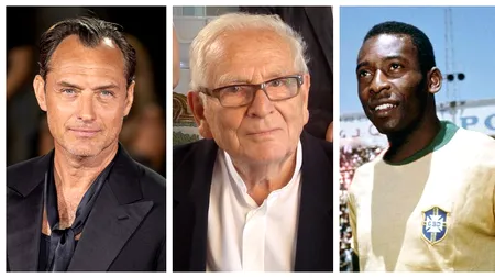 29 DECEMBRIE, calendarul zilei: Jude Law împlinește 52 de ani/ Se sting Pierre Cardin și Pelé