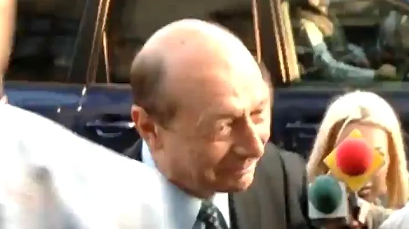 Traian Băsescu, audiat la ICCJ: ''Să acuzi un fost președinte de așa ceva e jignitor''