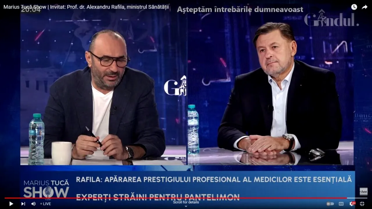 POLL Marius Tucă Show: Scandalurile din spitale v-au afectat încrederea în actul medical și în cadrele medicale?