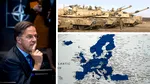 Mark Rutte anunță că NATO va produce tancuri și rachete americane în Europa: „Trebuie să reumplem arsenalele”