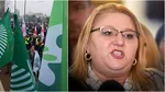 Diana Șoșoacă acuză că a fost gazată și atacată la protestul împotriva Mercosur de lângă Parlamentul European: „Oamenii vomau pe străzi, cădeau”