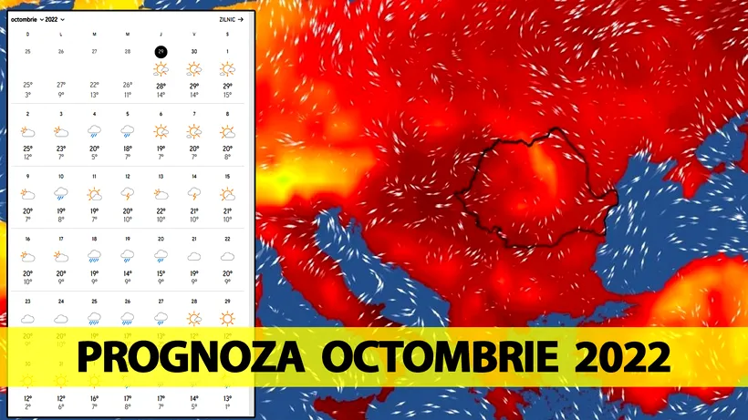Meteorologii Accuweather anunță o lună octombrie cum nu prea a mai fost în România. Temperaturi bizare în București, Iași și Constanța