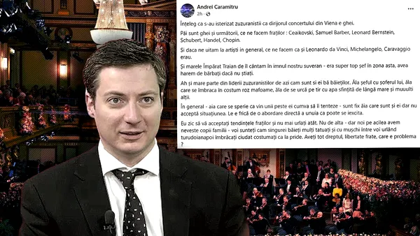 Andrei Caramitru se implică în controversa concertului de Anul Nou de la Viena: „Ce ne facem fraților”