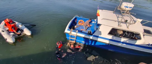 Un bărbat care dorea să se sinucidă s-a aruncat în Canalul Dunăre-Marea Neagră. Bărbatul nu a vrut să fie scos din apă de salvatori (VIDEO)