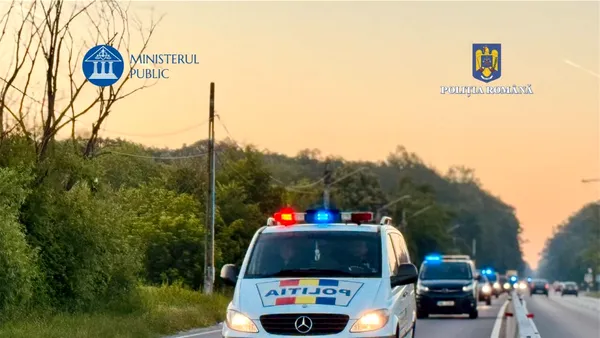 Mascații și polițiștii au descins în Bălteni, “patria fierului vechi”. Operațiune-fulger cu zeci de mandate de percheziții