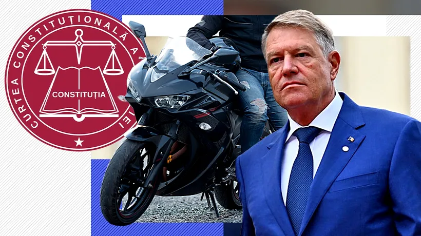 Iohannis sesizează CCR cu privire la Legea care permite celor care dețin permis categoria B și au 24 de ani împliniți să conducă anumite motociclete