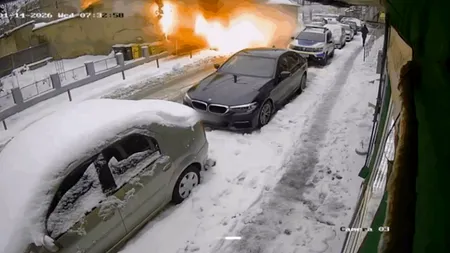 Explozie la Poliția Rutieră Lugoj, miercuri dimineață. Trei polițiști au fost răniți