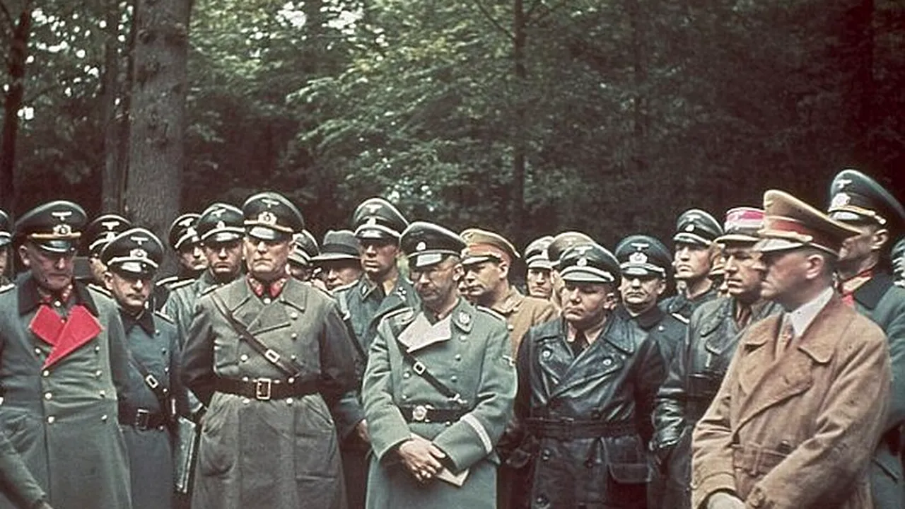 FOTO: Fotografii color cu Adolf Hitler, publicate în premieră