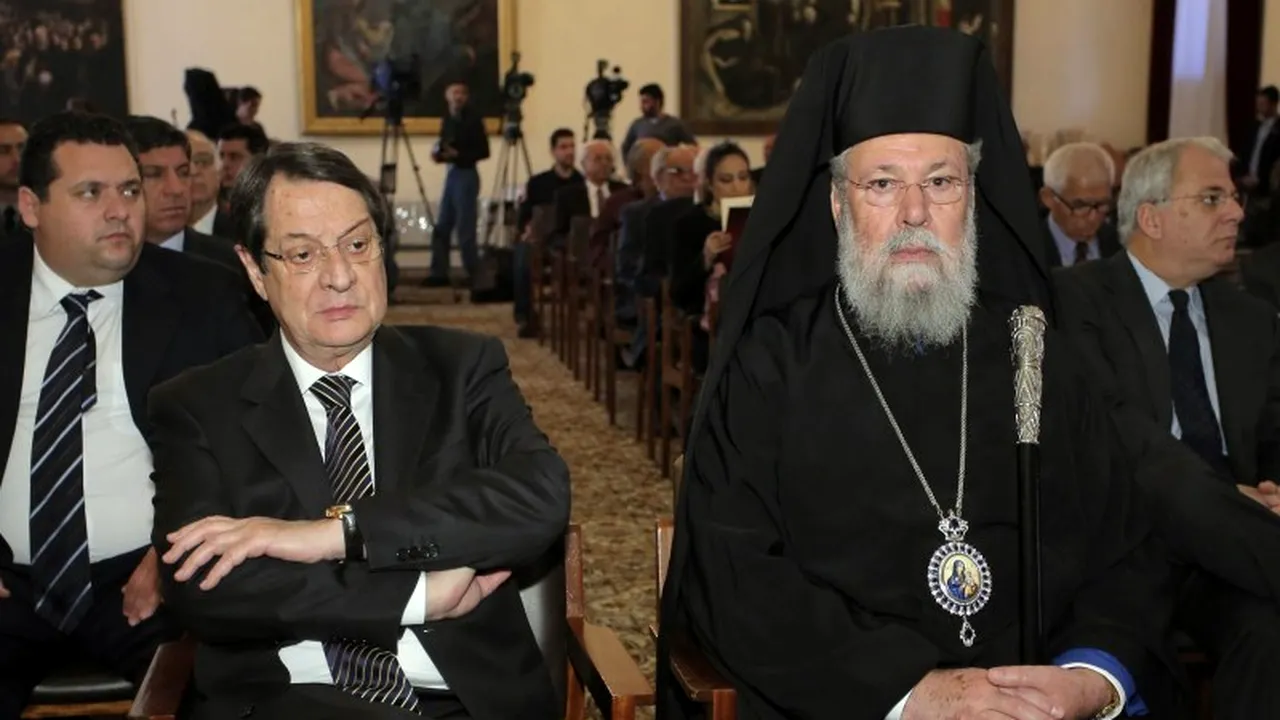 Arhiepiscopul Ciprului vrea să reprezinte acționarii Bank of Cyprus pentru a face 