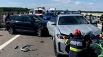Traficul pe A3 a fost blocat spre București după un carambol cu 7 mașini. O persoană a fost rănită