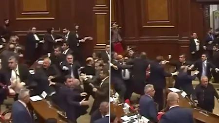 Bătaie în toată regula în Parlamentul Armeniei. Aleșii își împart pumni și picioare