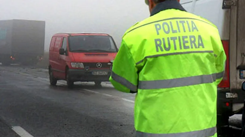 Ceață densă pe Autostrada Soarelui, între Fetești și Cernavodă