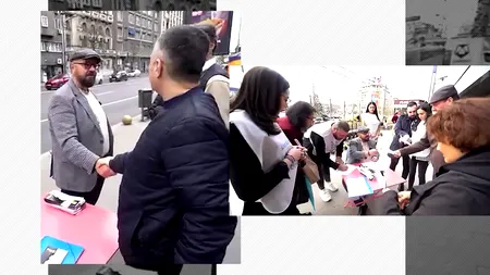 Piedone: „La măsuța mea cea mică, îmi adun semnături ca o furnică!”/ Primarul Sectorului 5 strânge personal adeziuni pentru Capitală