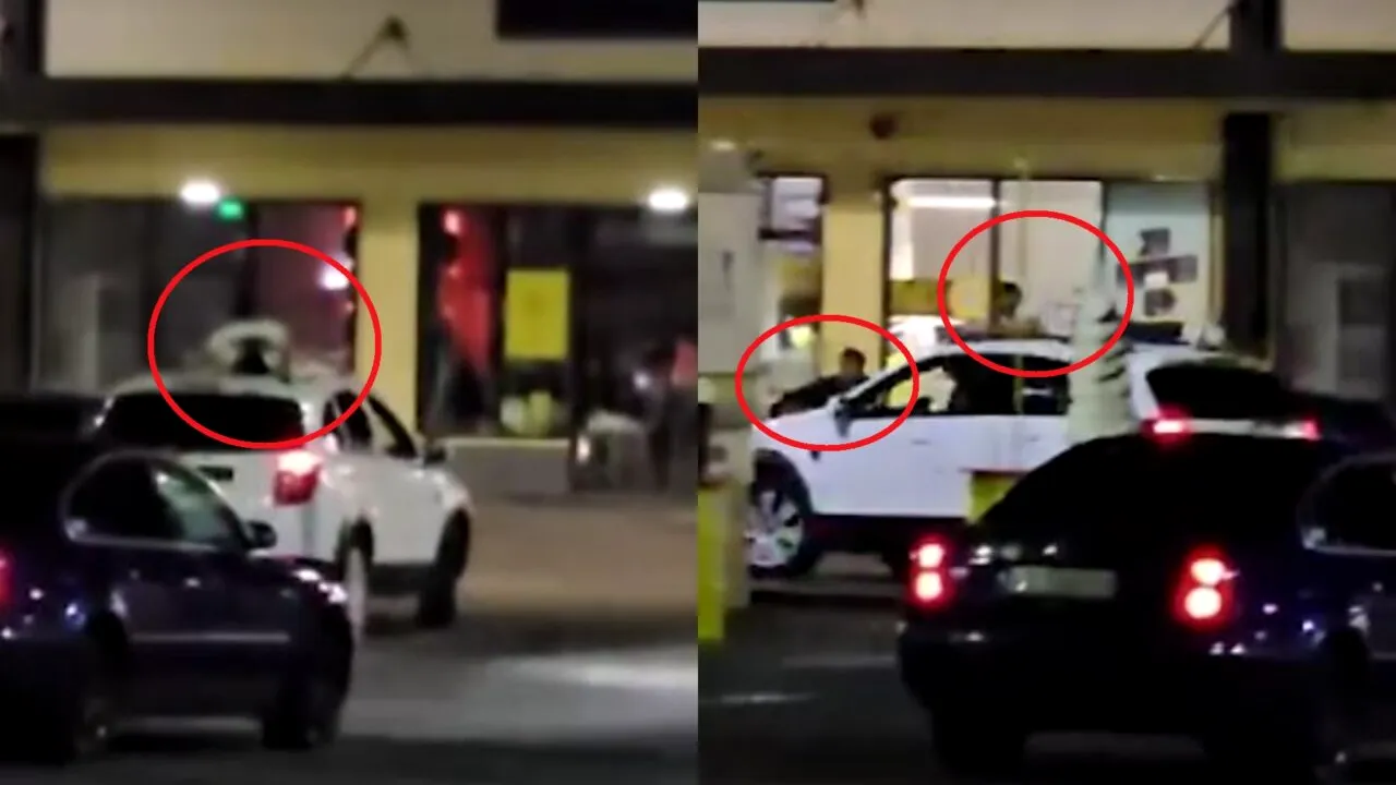 Cu cât a fost amendat un șofer din Vaslui, după ce a mers cu 2 tineri pe capota și plafonul mașinii. Ce s-a întâmplat la scurt timp